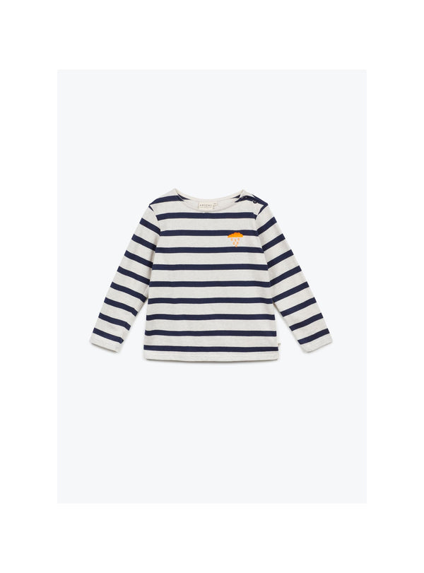 Cloud Mariniere Navy Stripe Tee