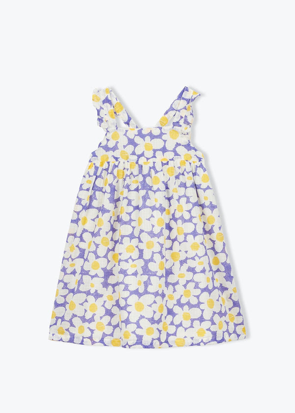 Purple Flower Girls Dress