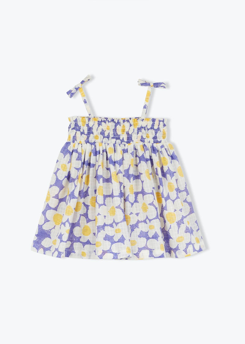 Purple Flower Baby Dress