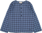 Oncle Blue Twill Check Shirt