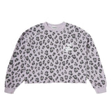 Purple Animal Print Sweatshirt