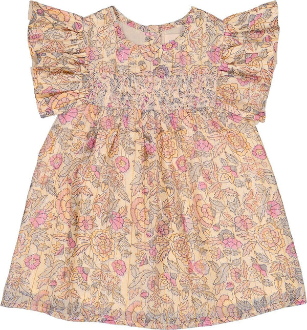 Baby Micka Lilac Indian Flower Dress